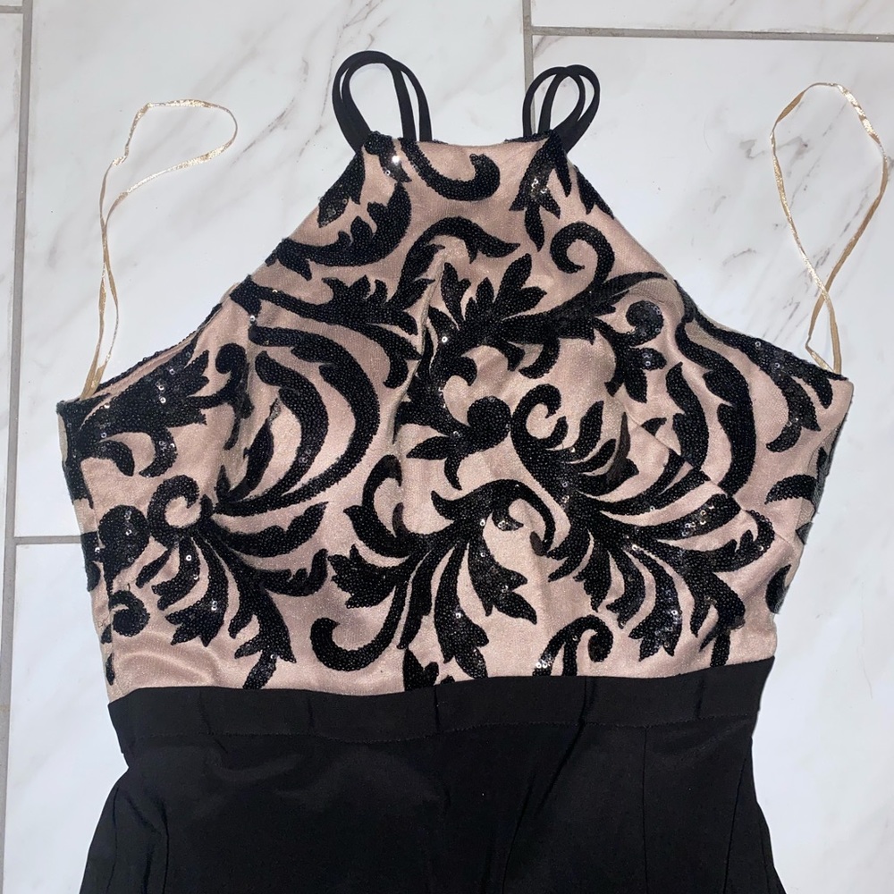 Night Way long black dress